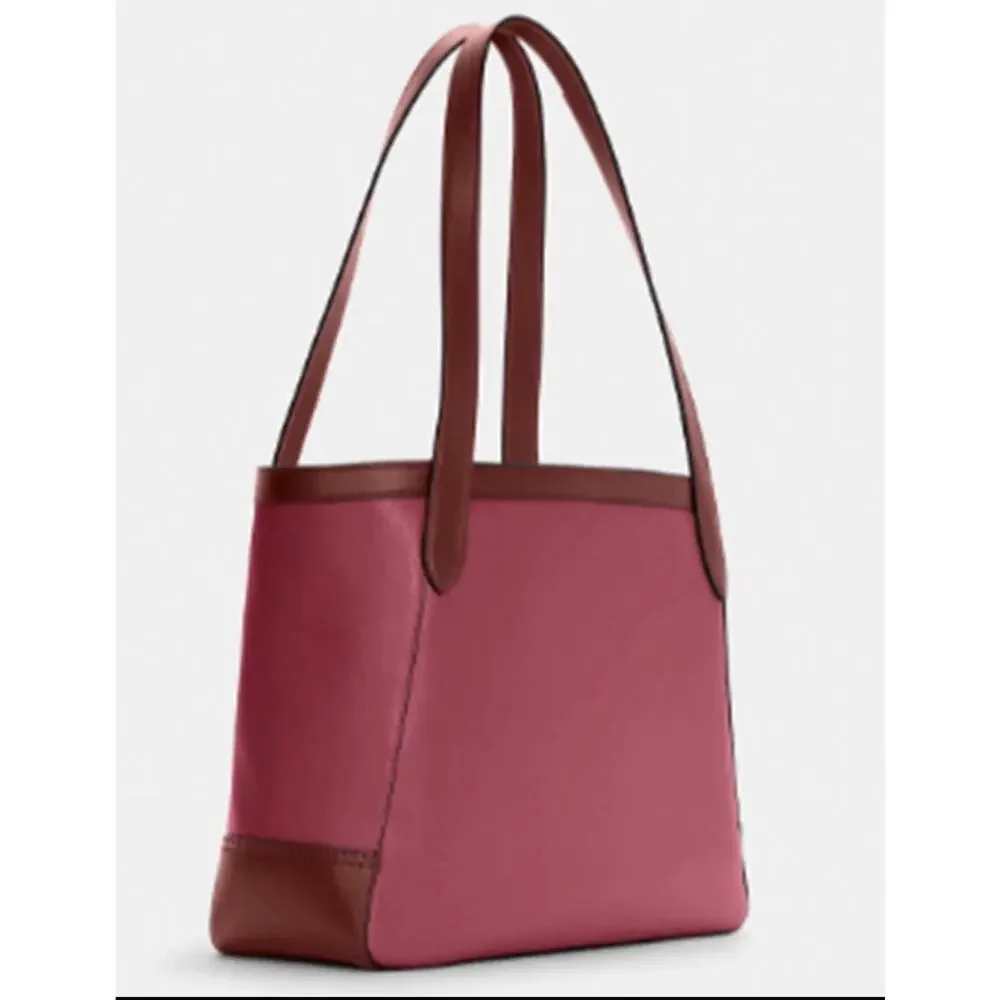 Coach Horse Carriage Tote Bright Violet Leather C5676